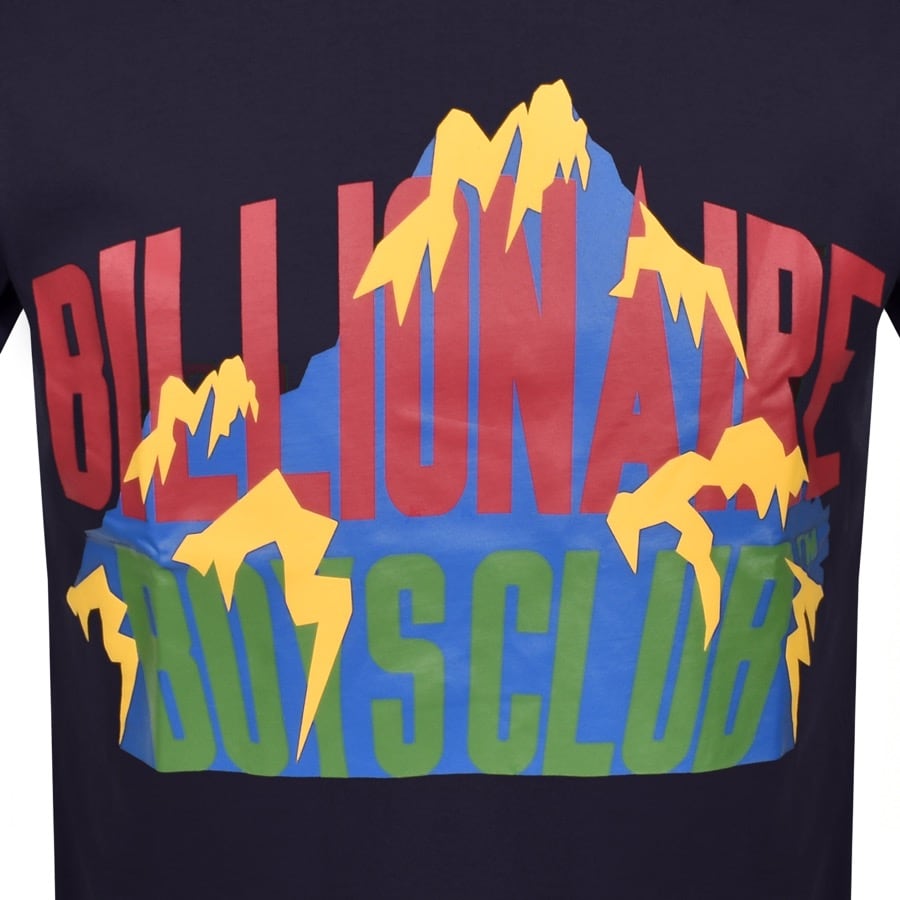 Alternative Image for ProductBillionaire Boys Club Mountain Logo T Shirt Navy3